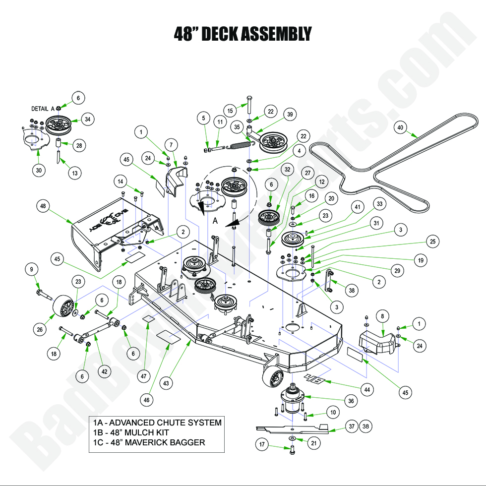 2024 Maverick 48" Deck Assembly